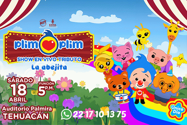 img_Plim Plim . Show en Vivo Tributo en Tehuacán